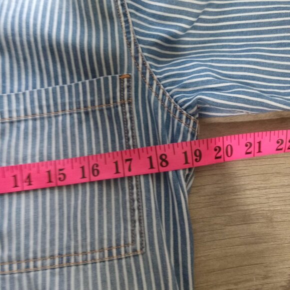 CURRENT ELLIOTT The Mechanic Shortall in Whereabout Stripe Womens Size 2 - Picture 5 of 7